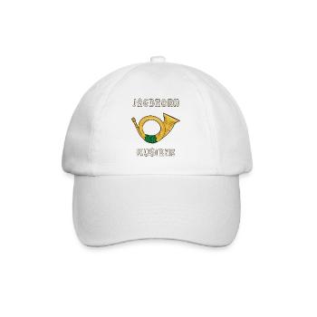JAGDHORN MUSIKER - Baseballkappe - Weiß/Weiß - Vorne