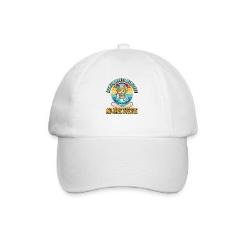 Cute Japan Kawaii Anime Funny Ramen Makes Me Happy - Baseball Cap - white/white - Front
