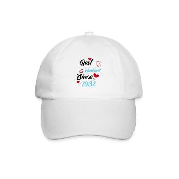 Best Husband Since 1932 Wedding - Baseball Cap - white/white - Front