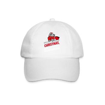 Boarder Snowboarder Christmas Love Snowbaord - Baseball Cap - white/white - Front