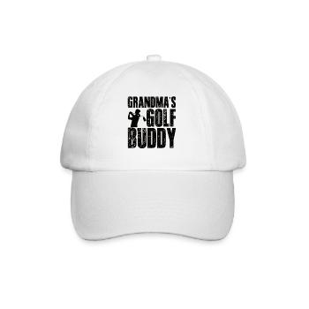 The Golf Grandma Grandmother Buddy Friend Grandchild - Baseball Cap - white/white - Front