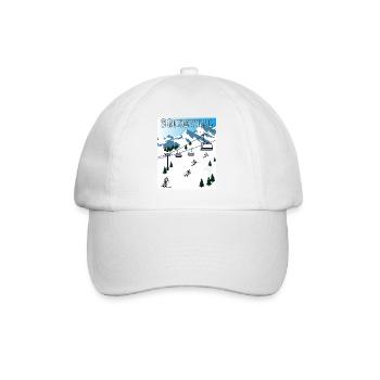 SKIING BRIXENTAL VALLEY - Baseball Cap - white/white - Front