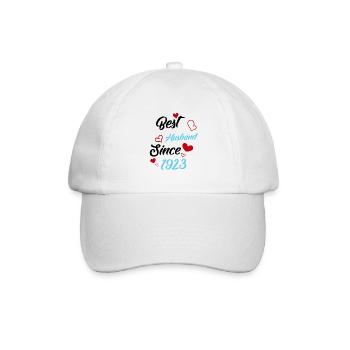 Best Husband Since 1923 Wedding - Baseball Cap - white/white - Front