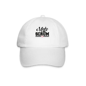 Club de jeu d'équipe de ballon de rugby de joueurs de rugby - Casquette classique - blanc/blanc - Devant
