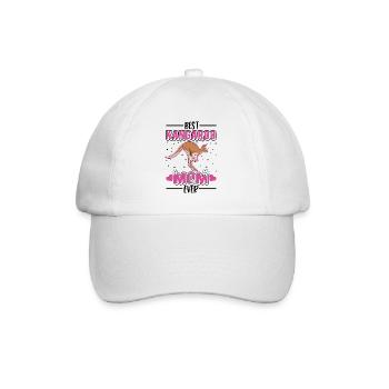 Meilleure maman kangourou de tous les temps Känguru Mama - Casquette classique - blanc/blanc - Devant