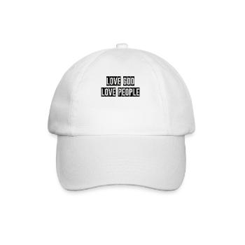 Christianisme Jésus Religion Foi Croix Prière - Casquette classique - blanc/blanc - Devant