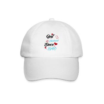 Best Husband Since 1940 Wedding - Baseball Cap - white/white - Front