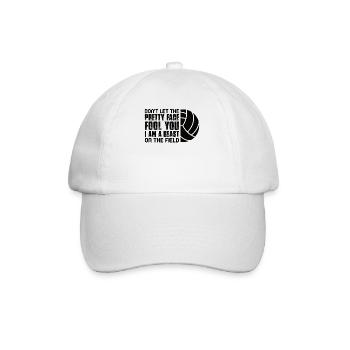 Volleyball volley servir joueur de volley-ball - Casquette classique - blanc/blanc - Devant