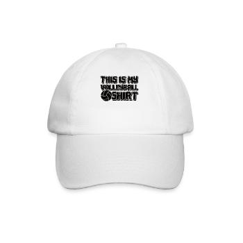 Volleyball volley servir joueur de volley-ball - Casquette classique - blanc/blanc - Devant
