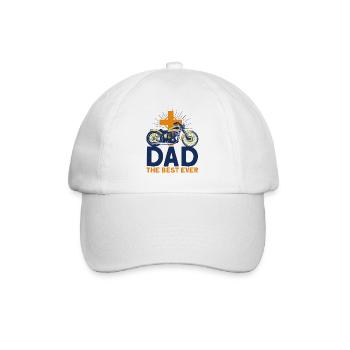 Faith Motorcyclist Chopper Gift - Baseball Cap - white/white - Front