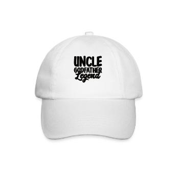 Godfather Godchild Gift Godfather Godfather Uncle - Baseball Cap - white/white - Front