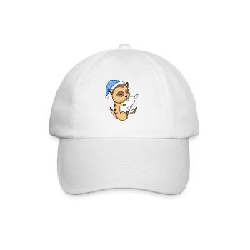 Meerkat - Baseball Cap - white/white - Front