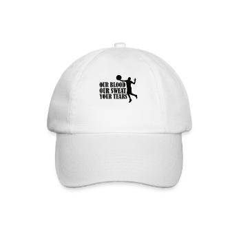 Volleyball volley servir joueur de volley-ball - Casquette classique - blanc/blanc - Devant