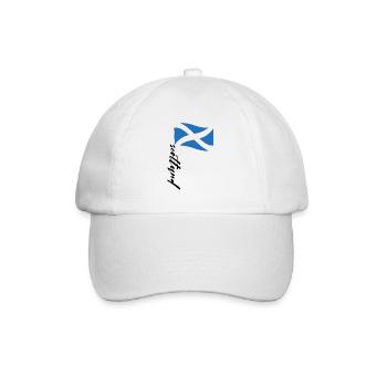 Scotland Flag Scottish - Baseball Cap - white/white - Front