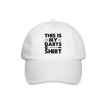 Drôle de fléchette disant Dartboard Darts Cadeau - Casquette classique - blanc/blanc - Devant