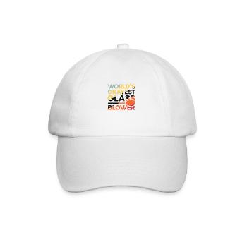Glassblowing The best glass in the world - Baseball Cap - white/white - Front