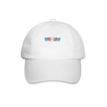 Drapeau transgenre Fierté trans LGBTQ Axolotl - Casquette classique - blanc/blanc - Devant
