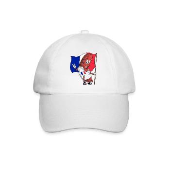 Français Saucisse de porc Bratwurst - Casquette classique - blanc/blanc - Devant