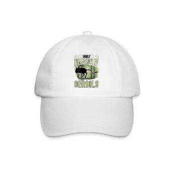 Facilement distrait par Gerbilles Rennratte Gerbille - Casquette classique - blanc/blanc - Devant
