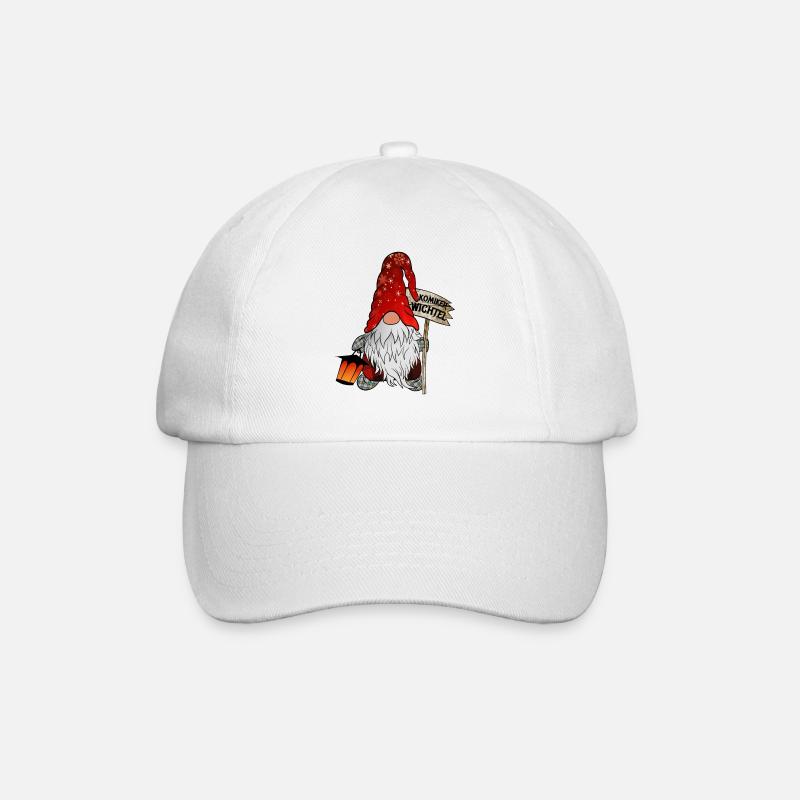 Komiker Wichtel - Baseballkappe - Weiß/Weiß