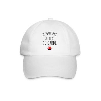 I can't I'm on call - Baseball Cap - white/white - Front