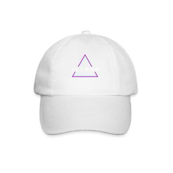 Techno House Party EDM Festival Goa Electro Rave - Baseball Cap - white/white - Front