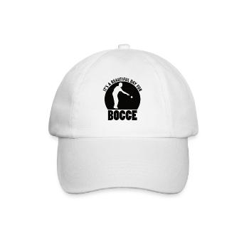 Bocce Quote Bocce Ball avec Jack Bocci Game Bocce - Casquette classique - blanc/blanc - Devant