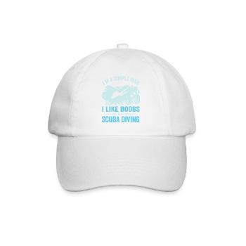 Cadeau de plongée de plongeur, cadeau de vacances en Égypte - Casquette classique - blanc/blanc - Devant