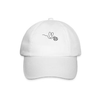 Tricot Tricot Crochet Tricoteur - Casquette classique - blanc/blanc - Devant