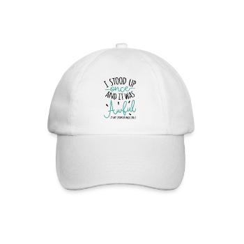 I Stood Up Once And It Was Awful - Baseball Cap - white/white - Front