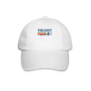 Violon Violoniste Rétro Vintage - Casquette classique - blanc/blanc - Devant