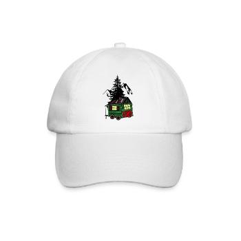Bauwagen Natur Gebirge Berg Alpen Alm Österreich - Casquette classique - blanc/blanc - Devant