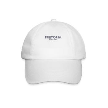 Coordonnées de la ville d’Afrique du Sud - Pretoria - Casquette classique - blanc/blanc - Devant