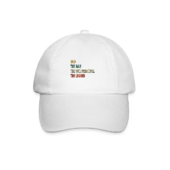 Dad The Man The Vice Principal The Legend - Baseball Cap - white/white - Front