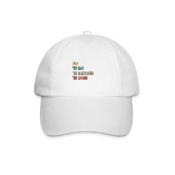 Dad The Man The Millwright The Legend - Baseball Cap - white/white - Front