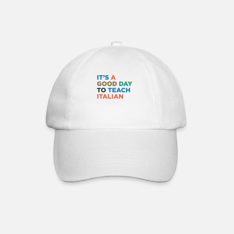 Enseignement de l’enseignement de l’italien - Casquette classique - blanc/blanc