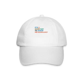 Teaching meteorological teachers - Baseball Cap - white/white - Front