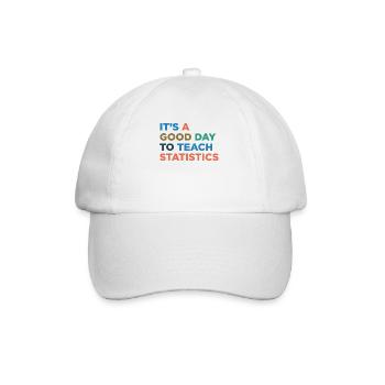 Enseigner aux professeurs de statistique - Casquette classique - blanc/blanc - Devant