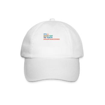 Teach mountaineering trainers - Baseball Cap - white/white - Front