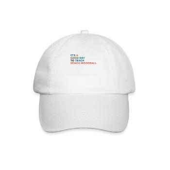 Enseignement de l’entraîneur de ballon de bois de plage - Casquette classique - blanc/blanc - Devant