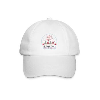 C’est la saison Chillin avec mes Gnomies - Noël - Casquette classique - blanc/blanc - Devant