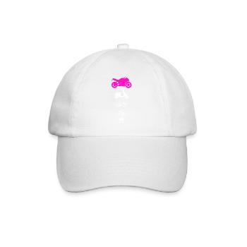 Moto Chopper Enduro Motocross Motard Moto - Casquette classique - blanc/blanc - Devant