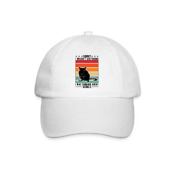 Gerbille Cadeau Rat de course mongol Gerbille - Casquette classique - blanc/blanc - Devant