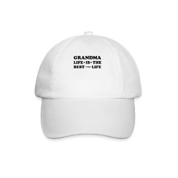 Grandma Pensioner Grandma Grandson Granddaughter Grandma - Baseball Cap - white/white - Front