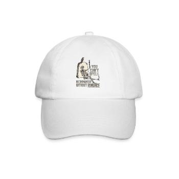 Mort-vivant Romance Nécromancien Squelette Gothique Sataniste - Casquette classique - blanc/blanc - Devant