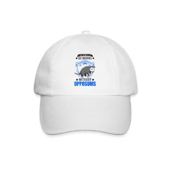 La vie serait si ennuyeuse sans Opossums - Casquette classique - blanc/blanc - Devant