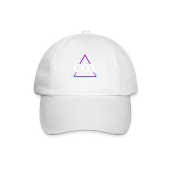 GOA Techno House Party EDM Festival Electro Rave - Baseball Cap - white/white - Front