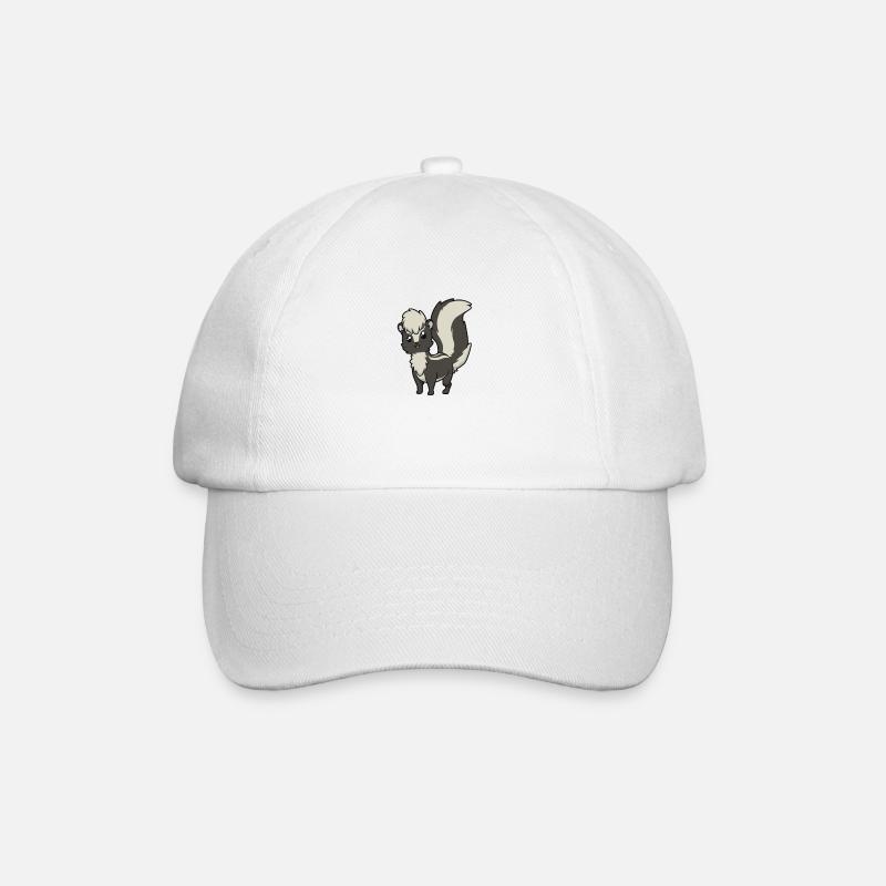 Mouffette Kawaii - Casquette classique - blanc/blanc
