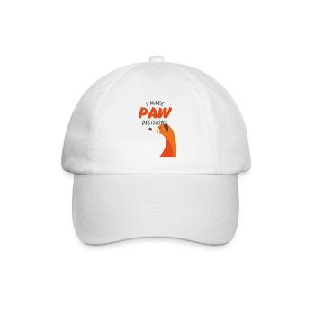 Je fais des choix de pattes, je fais de mauvais choix amoureux des chiens - Casquette classique - blanc/blanc - Devant