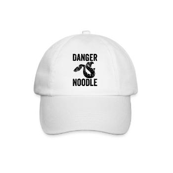 Drôle de nouille de danger serpent - Casquette classique - blanc/blanc - Devant